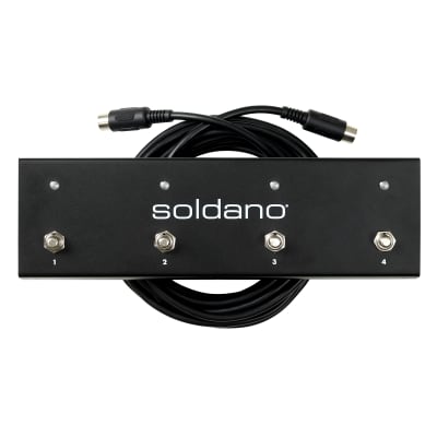 Soldano ASTRO Open Back Half Stack: 20 3-Channel 20-Watt Head & 1x12" Cab - Black image 4