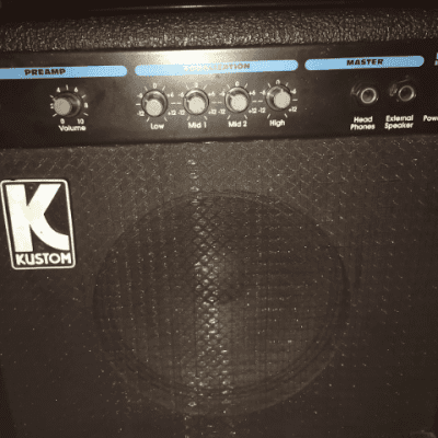 Kustom KBA20 Black Bass Combo or Keyboard Amp for sale