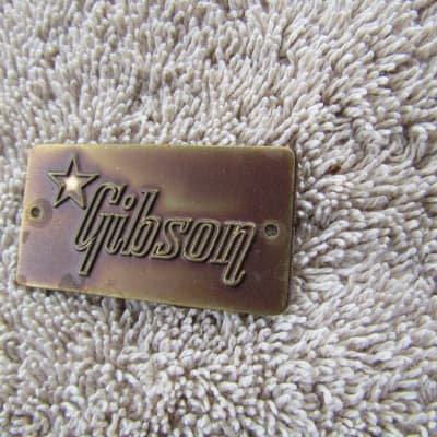 Gibson Case Badge 1950's Vintage Gibson Case BadgeVintage Correct Part image 1