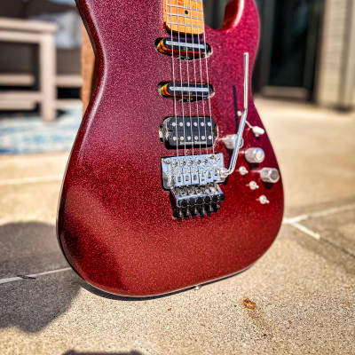 JTal Guitars Super Strat Style #1028 Model Name: "Uncordial Cherry" image 4