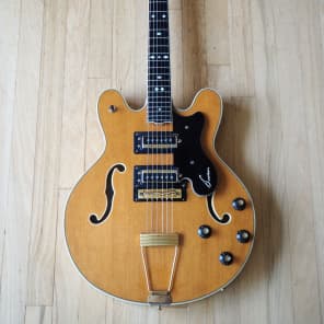 1971 Ovation Thunderhead Storm Series Vintage Hollowbody Electric Guitar Blonde image 13