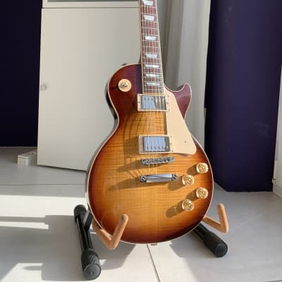 2015 Gibson Les Paul Traditional 100th Anniversary Flame Top - Honey Burst | USA ETune OHSC image 6