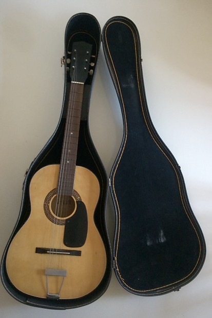 Vintage KAY G 101 Guitar 6 String Acoustic with Case