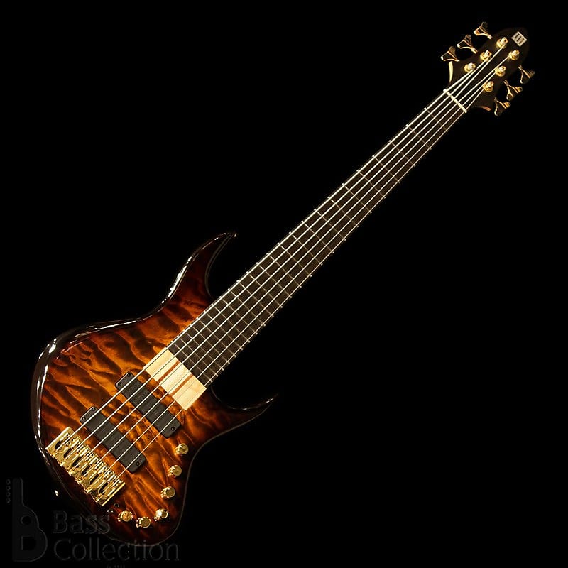 Miura Guitars MB-R/6st (Quilted Maple Top / Tiger Eye) [MBR6-QA/TY]