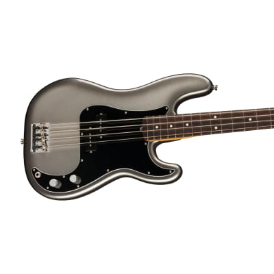 [PREORDER] Fender American Professional II Precision Bass Electric Guitar, RW FB, Mercury image 3