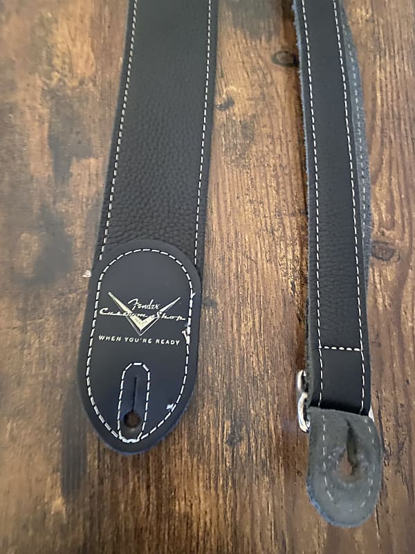 Fender Custom Shop Leather Guitar Strap | Reverb