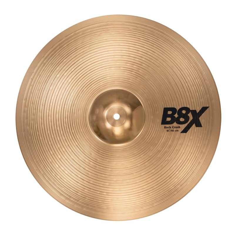 Photos - Cymbal Sabian    18" B8X Rock Crash Natural / Brilliant Natural / Brilli  2023