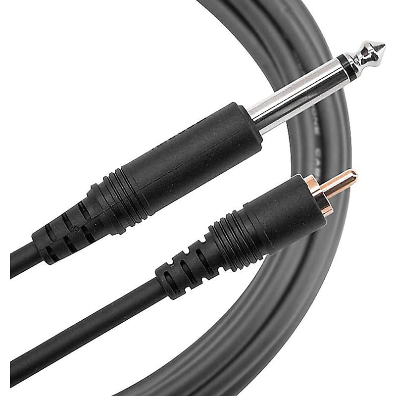 Mogami Pure Patch RCA to 1/4" Mono Hi-Definition Cable  15 ft. image 1