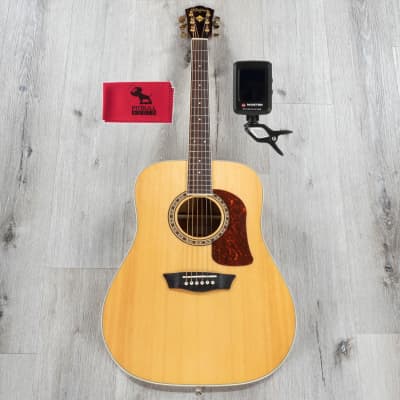Washburn HD30S Heritage Series Acoustic Guitar Solid Spruce Top w/ Tuner & Cloth for sale