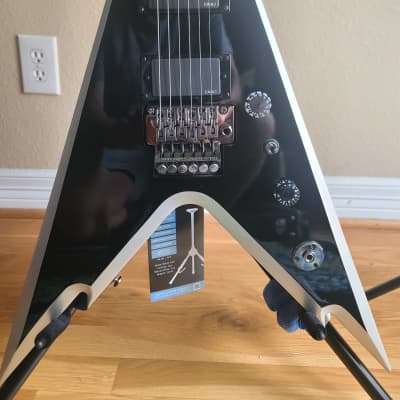 Dean Dime Razorback V 255 2007 - Two Tone Silver Blast Dimebag Pantera for sale