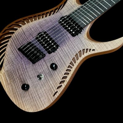 OD Guitars Venus 7 - 5A Flame Maple Top - Bare Knuckle Pickups image 10