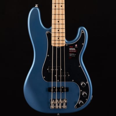 Fender American Performer Precision Bass Satin Lake Placid Blue  670 image 3