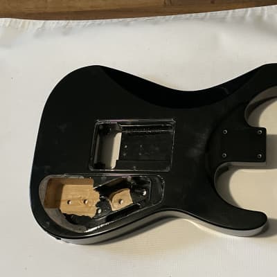 2003 Made in Japan Jackson DK2L Lefty Dinky Black Modified Guitar Body Floyd Ready image 17
