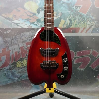 H.S Anderson Houston HS-1A 'Apple Guitar' 1980's Cherry