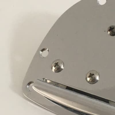 Light NOS Relic Vintage Spec Tremolo Bridge Tail Piece for Fender Jazz Jaguar Style Bridge + Mounts image 6