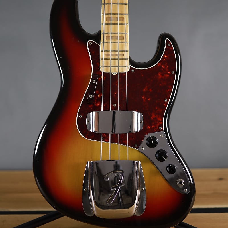 Fender Jazz Bass Original Vintage with Maple Fretboard 1974 Reverb