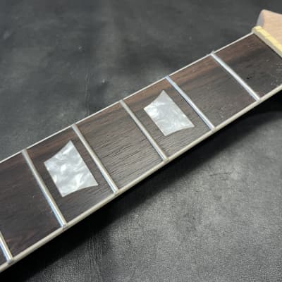 Unbranded  Replacement bolt-on Neck Tilt back Headstock Mahogany 24" scale trapezoid inlays #6 image 3