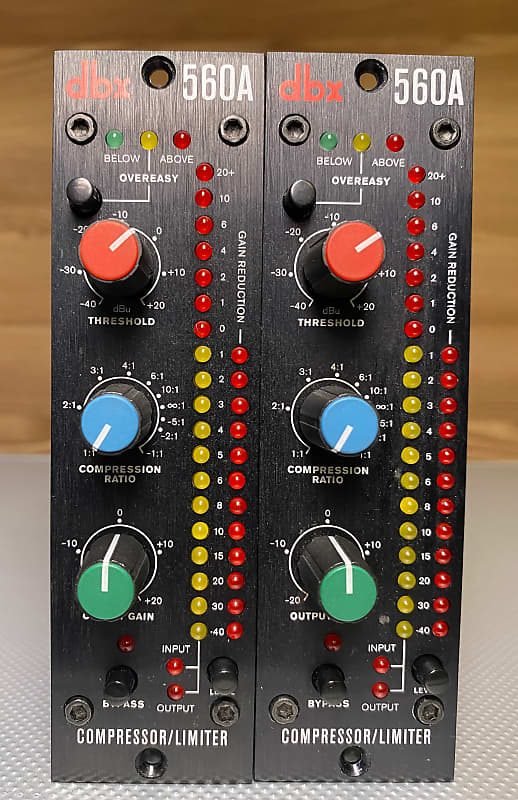 MATCHED PAIR - dbx 560A 500 Series Compressor / Limiter Module