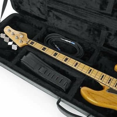 Gator Grey Transit Lightweight Bass Guitar Case, Universal/Generic Size image 8