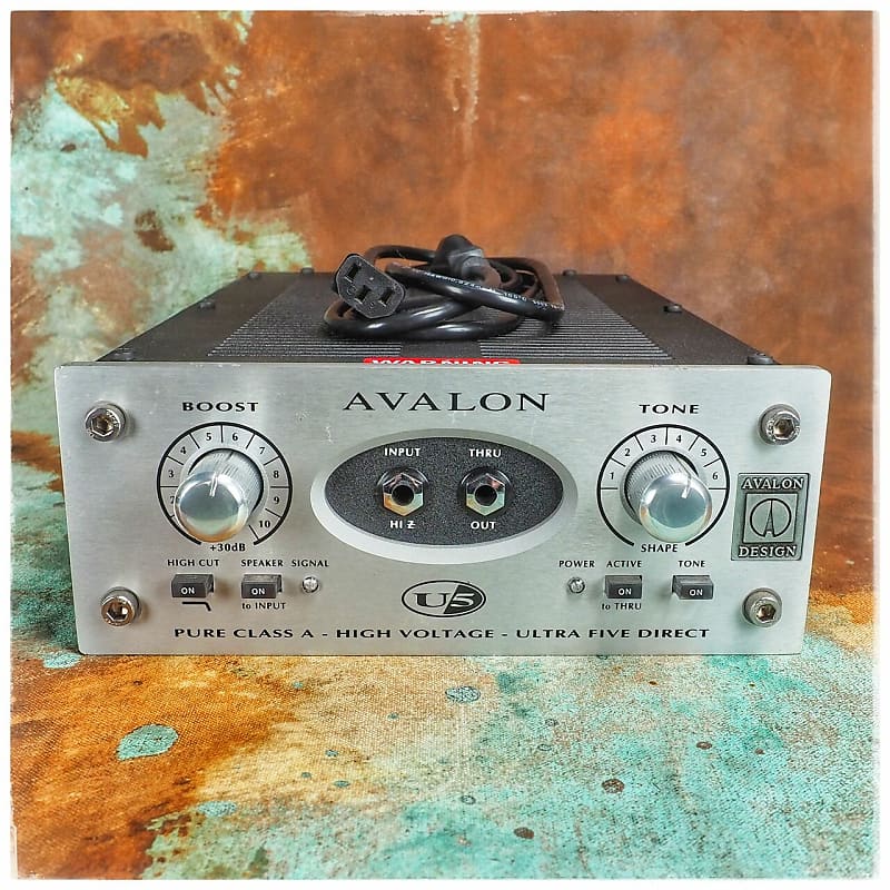 Avalon U5 Class A Instrument DI Pre-Amp Direct Box | Reverb