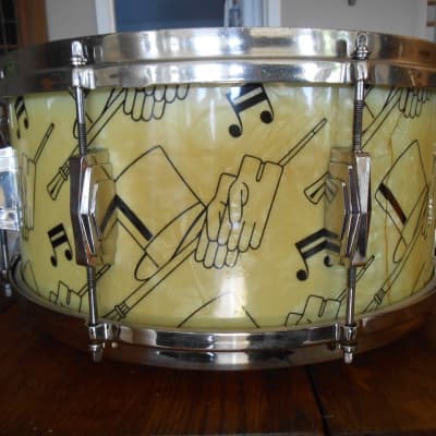 Ludwig and Ludwig 1941 Original Top Hat and Cane, Swing Sensation Drum Set image 6
