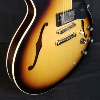 Gibson ES-335 Semi-Hollow Electric Guitar, Satin Vintage Burst, w/HSC 2024 image 6