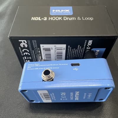 Nux NDL-3 Hook Drum & Loop Looper Pedal  2023 New! image 8