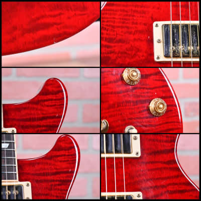 Gibson Les Paul DC Standard Flame Maple Top Transparent Cherry 2005 w/OHSC (SWD MJ Pickups) image 13