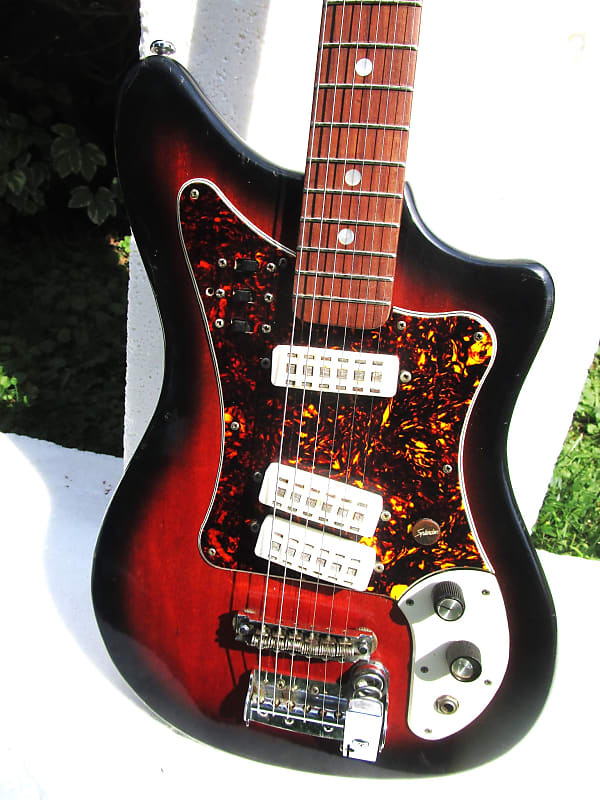 【楽ギフ_のし宛書】 Splendor Guitar, 1960's, Japan, 3 Pu's, Cherryburst Finish ギター