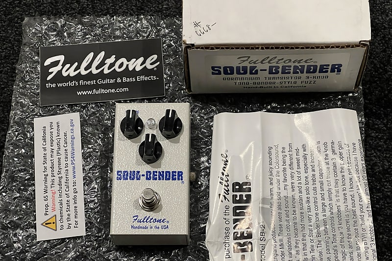 Fulltone Soul Bender v2 mk2 - Perfect Condition - Model SB-2 MK2 SN#6668