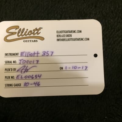Elliott James Duke Signature 357 2017 Black Sparkle image 18