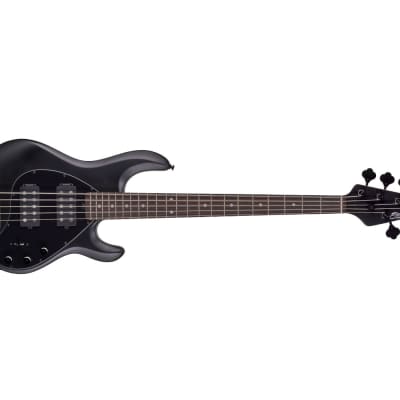 Sterling by Music Man StingRay5 HH 5-String Bass - Stealth Black image 6