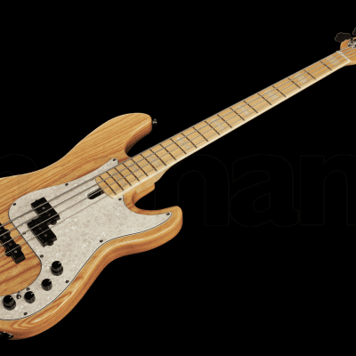 Sire 2nd Generation Marcus Miller P7 NT Ash 4-String with Maple Fretboard Natural image 1