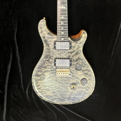 PRS Wood Library Custom 24 Electric Guitar -Quilted Maple Top, African Blackwood FB- 2015 w/Case (USED) image 2