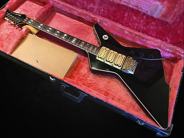 Ibanez Destroyer II Issue #193 Black w/Case & Free Shipping Ibanez Destroyer II Issue #193 Black w/Case & Free Shipping