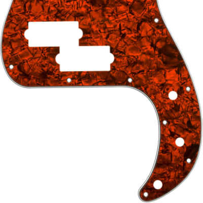 Montreux Torlam 66 Jaguar Pickguard Orange 4 Ply 10 Holes from