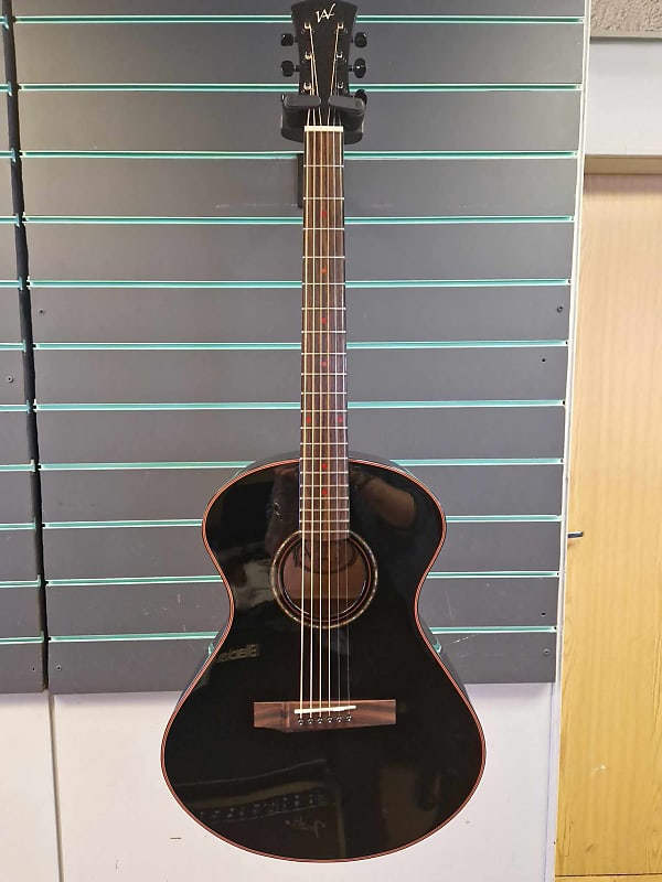Andrew White Cybele Gloss Black Acoustic Guitar image 1