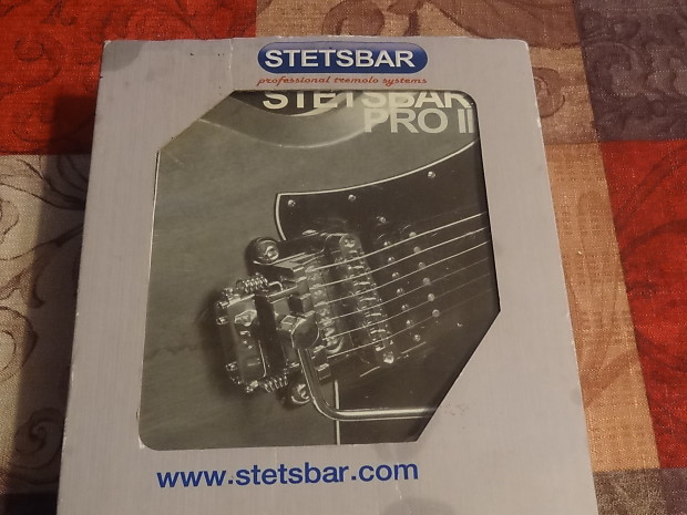 Left Handed Stetsbar Pro II Tremolo Chrome Rare No Mods to guitar