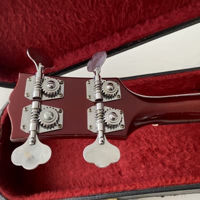 Gibson EB-2 1968 - Sparkling Burgundy Metallic WITH HARDCASE image 16
