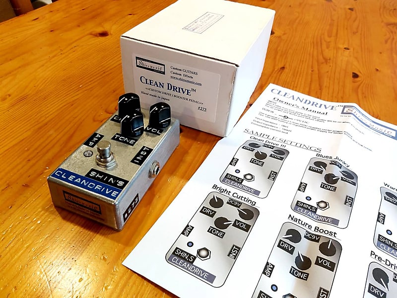 CLEAN DRIVE ∕ Shin's Music Shin's Music Clean Drive Overdrive Pedal | Vision Guitar