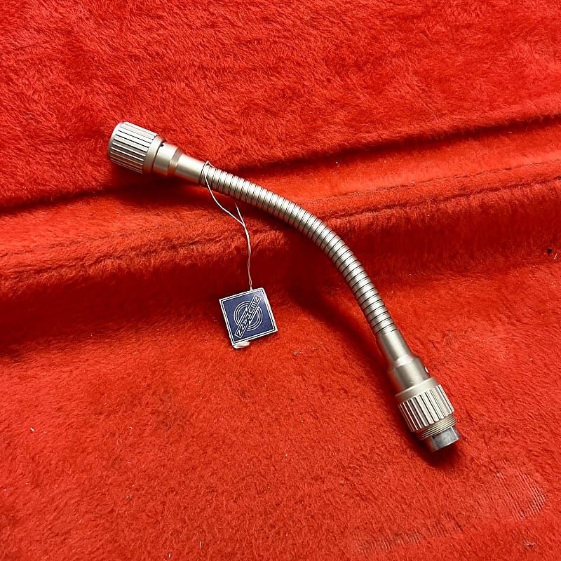 Neumann M-269 Z-59 Gooseneck microphone adaptor cable c 1960’s - Nickel original vintage KM-254 KM-256 image 1