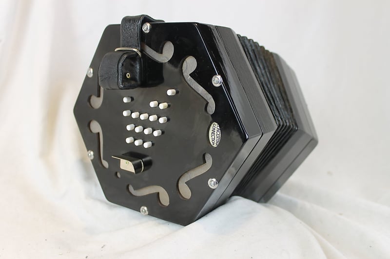 5278 Black Concertina Connection Jackie English Concertina Reverb