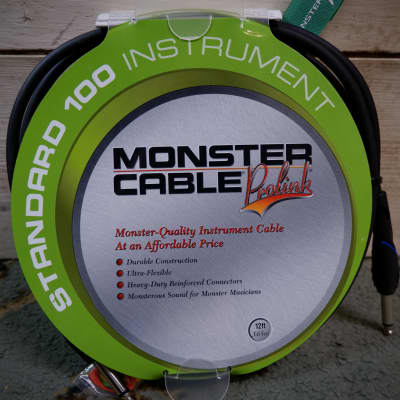 Monster Cable Prolink Standard 100 Instrument Cable 12 Foot - Black image 4