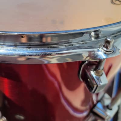 Mapex Horizon Series 4 Piece Drum Shell Pack - 10/12/14/22 - Red (189-1) image 14
