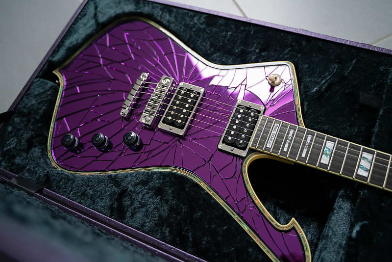 Ibanez Limited Edition PS2CM Paul Stanley Purple Mirror Electric Guitar