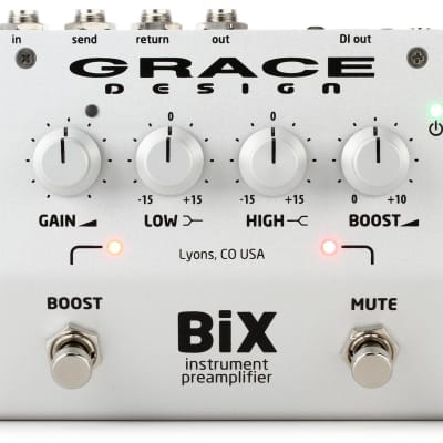 Grace Design BiX Acoustic Preamp Pedal (2-pack) Bundle for sale