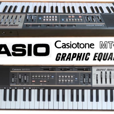 CASIO Casiotone MT-100, year 1985, with graphic EQ