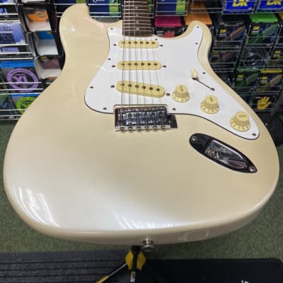 Memphis strat style guitar in olympic white for sale