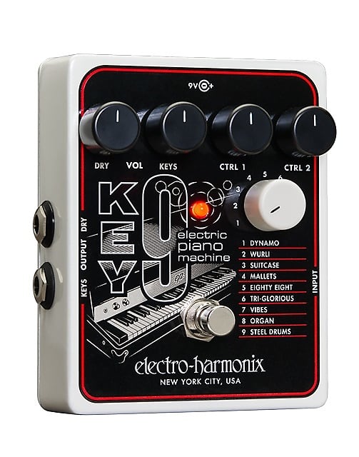 New Electro-Harmonix EHX KEY9 Electric Piano Machine (KEY 9) Guitar Pedal image 1