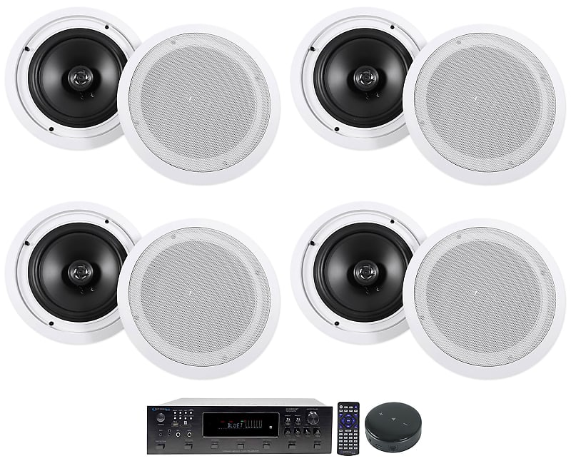 Technical Pro 6000w 6-Zone Home Bluetooth Amp+8) Ceiling | Reverb